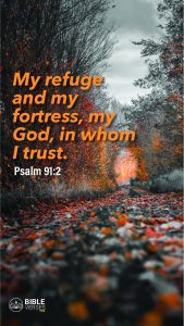 Psalm 91:2 Bible Verses About Prayer And Faith - Mobile Wallpaper