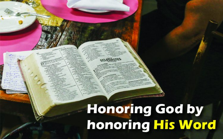What The Bible Says About Honoring God - 8 Ways To Honor God Honoring God By Honoring His Word