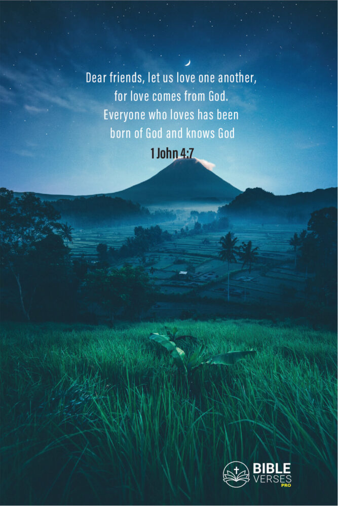 1 John 4-7 Bible Verses About Caring For Yourself