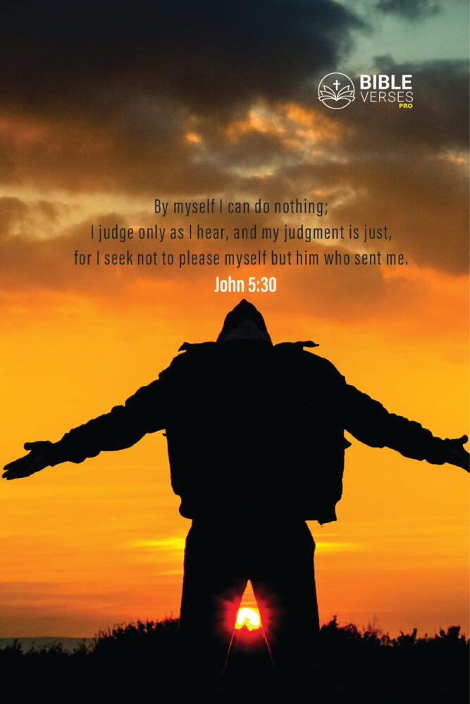 John 5-30 Bible Verses About Loving Yourself