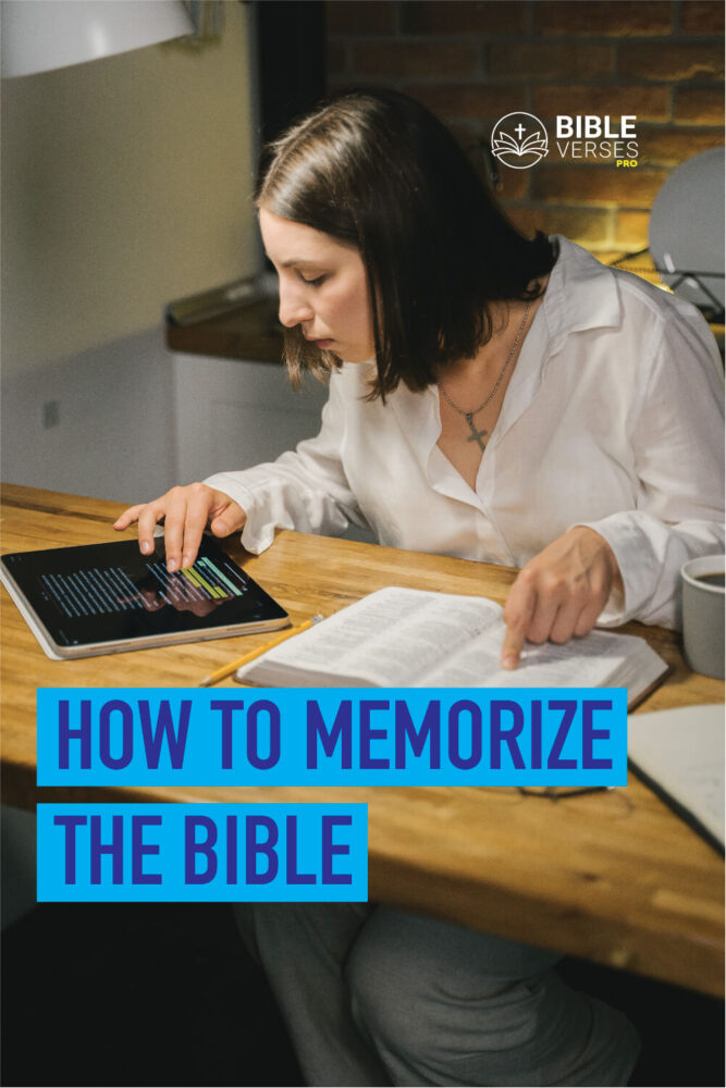 How to Memorize Bible Verses