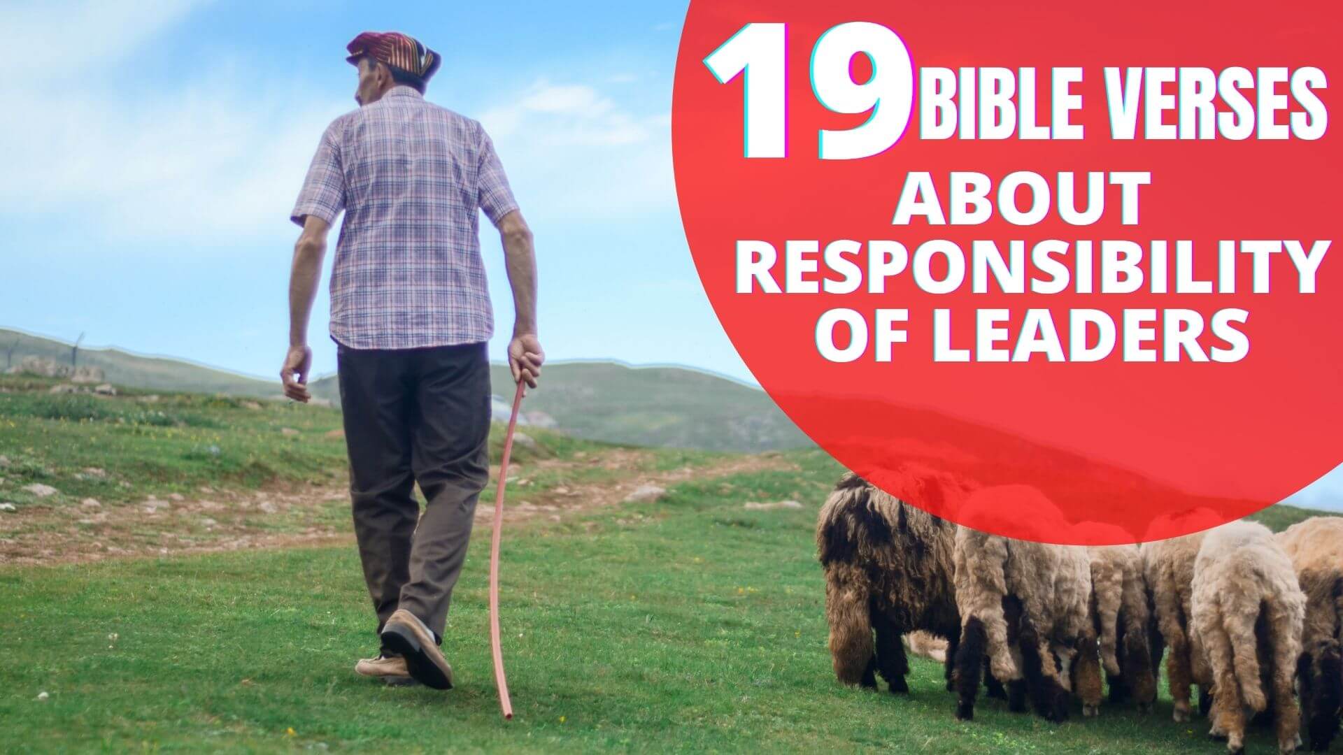 Bible Verse About Responsibility Of Leaders
