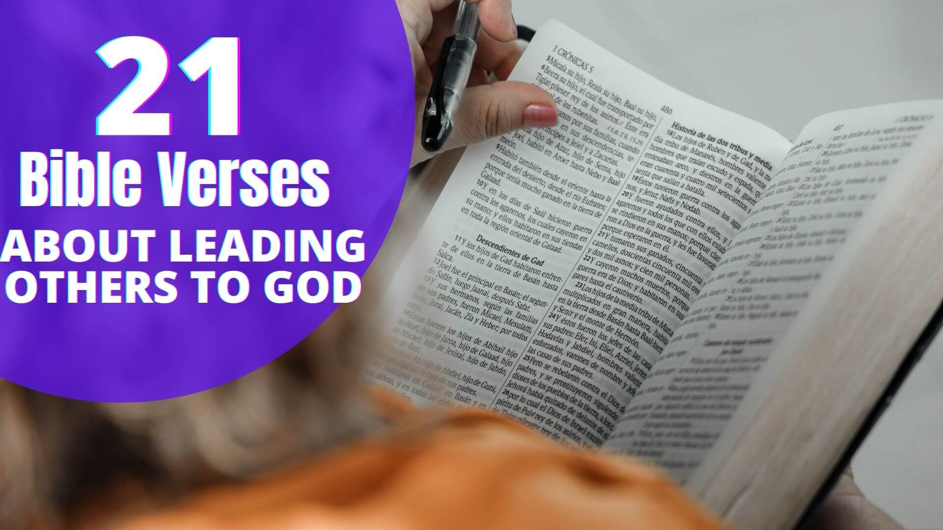 Bible Verses About Leading Others To God