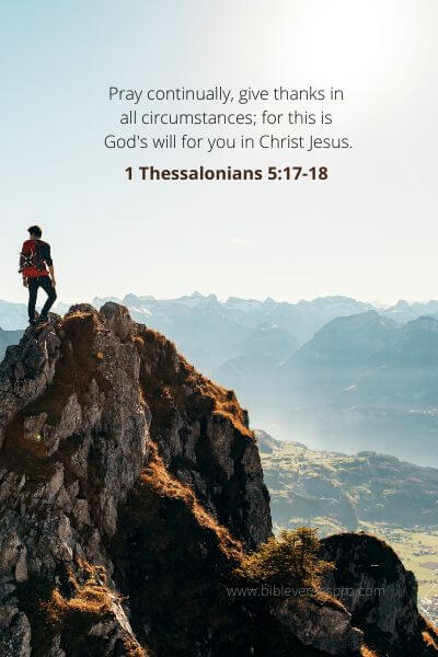 1 Thessalonians 5-17-18 - Pray Continually