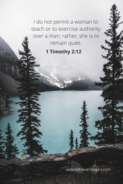 1 Timothy 2:12 - Humility And Honour