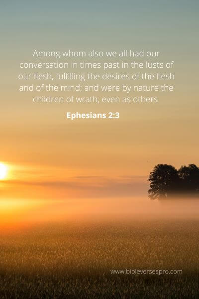 Ephesians 2-3 - Abstain from all fleshly lust.