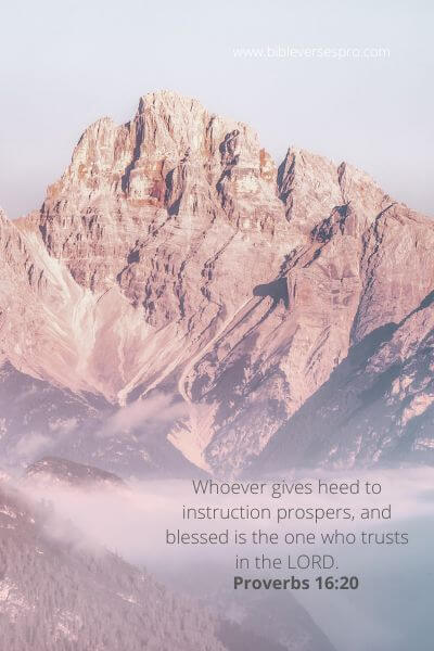 Proverbs 16-20 - Meditate On The Word Of God