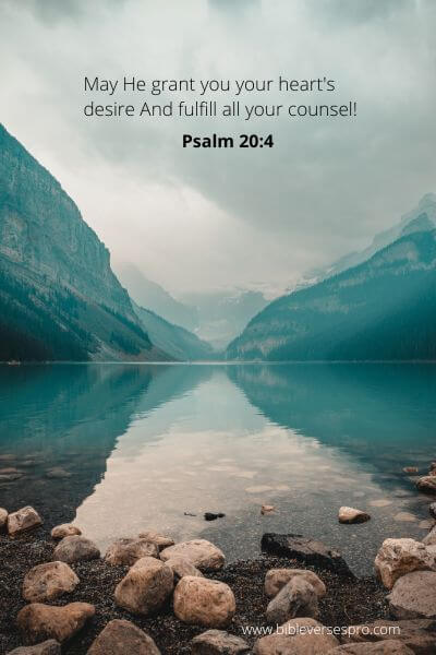 Psalm 20-4 - Blessing According To Desire