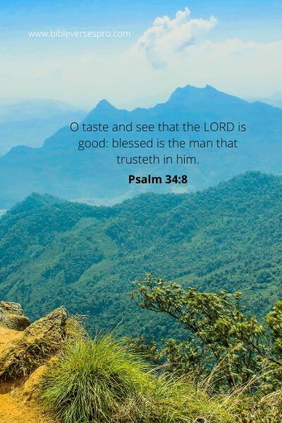Psalm 34-8 - Trust In God And Be Blessed.