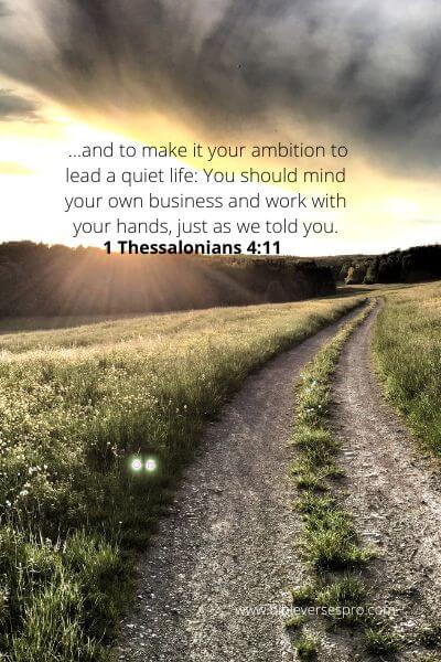 1 Thessalonians 4-11 - Avoiding Stress At Work.