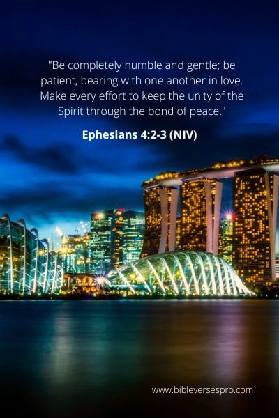 Ephesians 4-2-3 - Peace and Love.