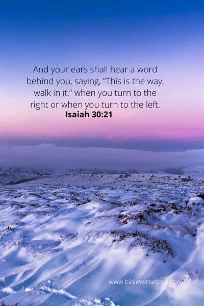 Isaiah 30-21 - The Right Way.