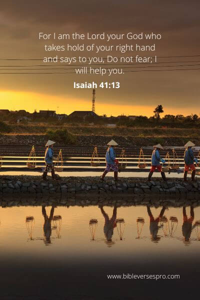 Isaiah 41-13 - God Is Your Helper.
