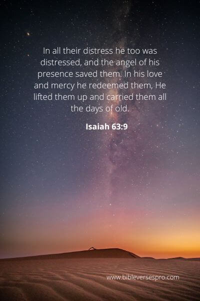 Isaiah 63-9 Divine Love And Mercy.