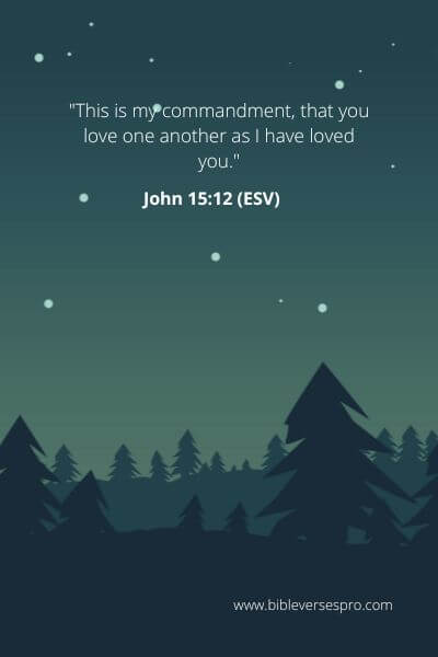 John 15-12 - The love of God.