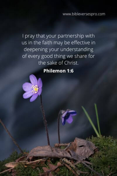 Philemon 1-6 - To receive help, you have to give support.