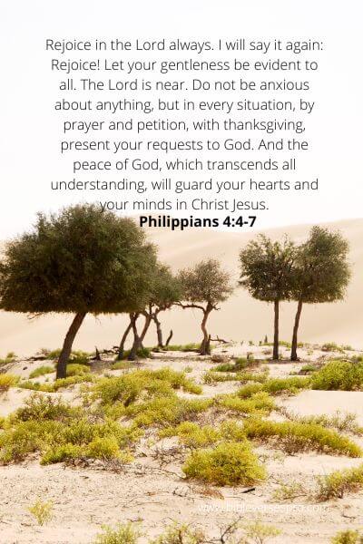 Philippians 4-4-7 - Prayers With Thanksgiving.