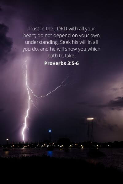 Proverbs 3-5-6 - Trust In God.