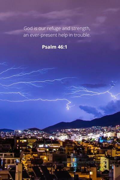 Psalm 46-1 - When troubled at work.