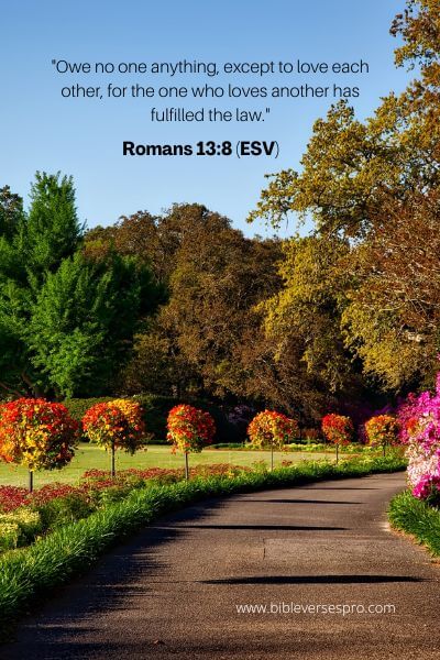 Romans 13-8 - Love Faithfully.