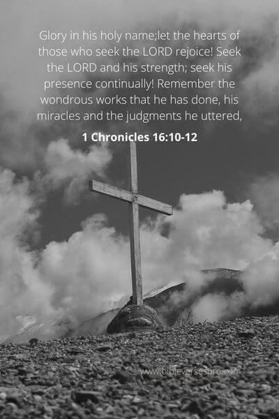 1 Chronicles 16_10-12