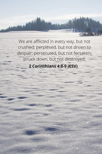 2 Corinthians 4_8-9 - He Is Our Life And Our Strength