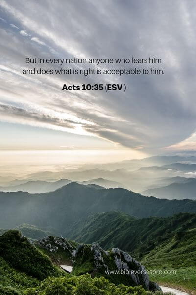 Acts 10_35 - God Does Not Consider Tribe Or Race