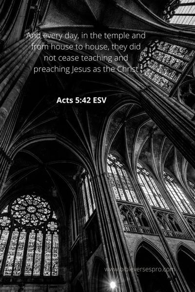 Acts 5_42 - Live Bravely In Memory Of The Person Who Died Devotedly For You
