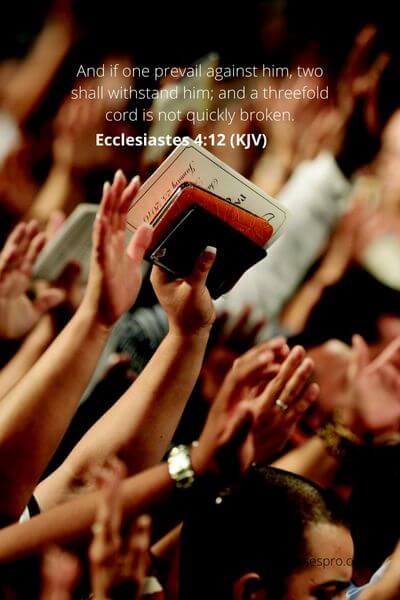 Ecclesiastes 4_12 - Two are more powerful and productive than one