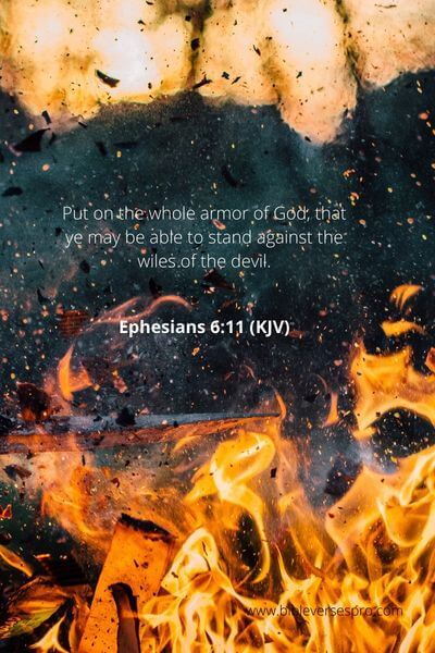 Ephesians 6_11 - The battle against the devil is not specifically physical