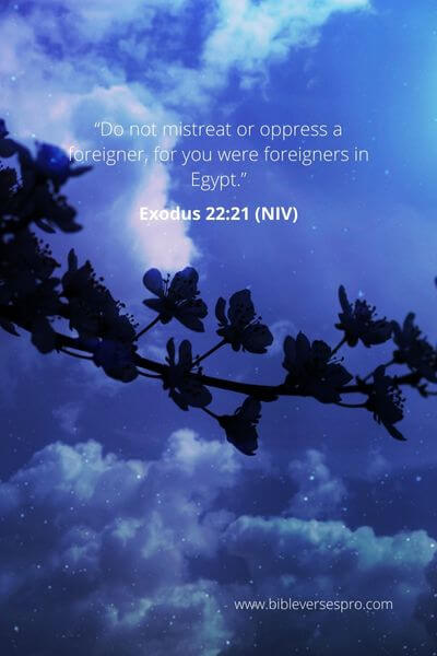 Exodus 22_21 - How We Treat A Stranger Is An Excellent Indicator Of Our Moral Character