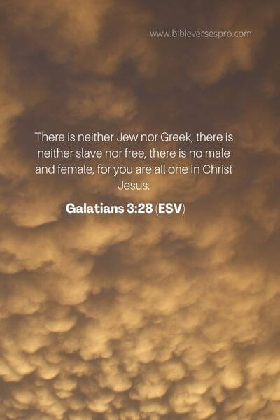 Galatians 3_28 - We Are All Connected With Everyone Else Who Is In Christ In Christ