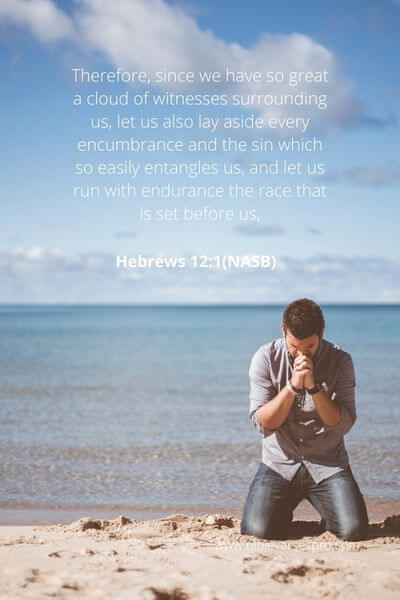 Hebrews 12_1-2 - Prayers to dedicate an occasion