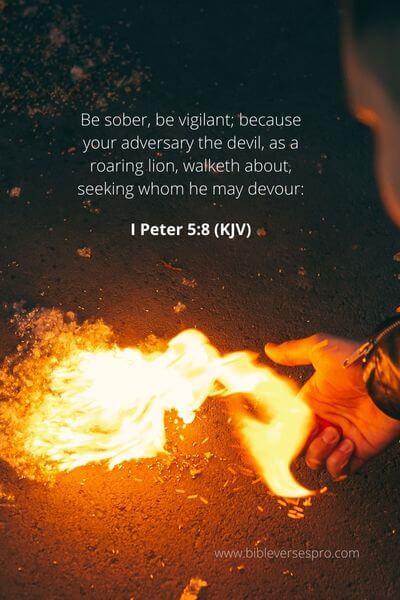 I Peter 5_8 - Don't fall into the trap