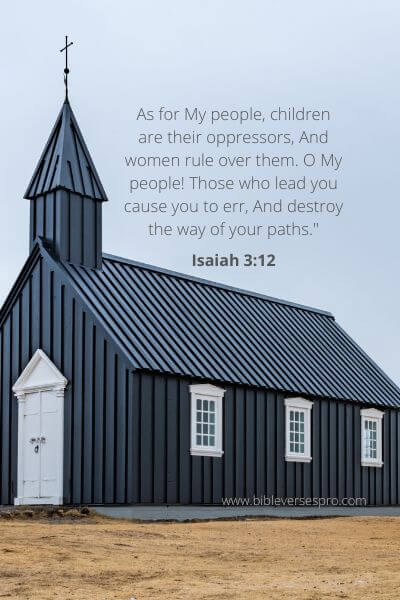 Isaiah 3-12 - Deborah As A Woman Leader.
