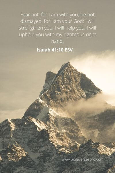 Isaiah 41_10 - There is a promise of strength