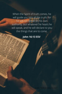 25 Bible verses about the Holy Spirit guiding