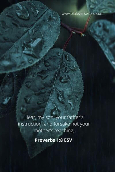 Proverbs 1_8 - Children Should Heed Their Parent'S Instructions