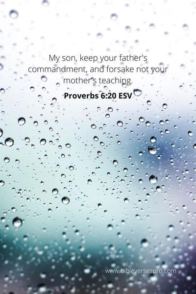 Proverbs 6_20 - The Mother And The Father Must Put Forth The Effort To Raise A Child Successfully