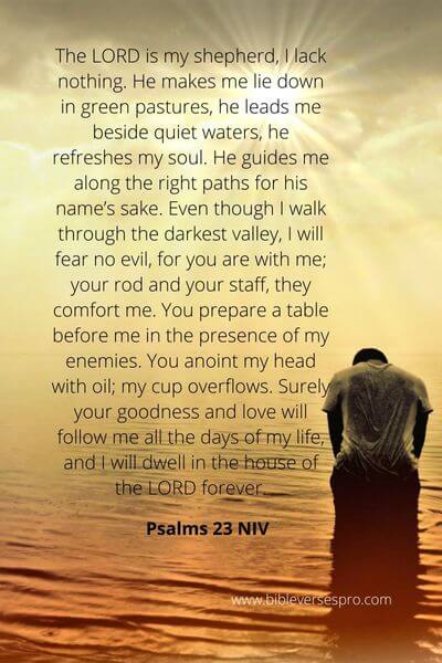 Psalms 23 - A Unique Opening Prayer