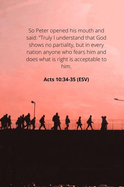 Acts 10_34-35 - God Offers Salvation As A Gift To People Of All Races And Nations