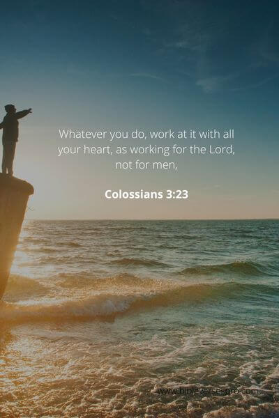 Colossians 3_23 - To the Glory of God