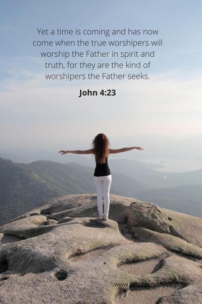 John 4_23 - True worship to God