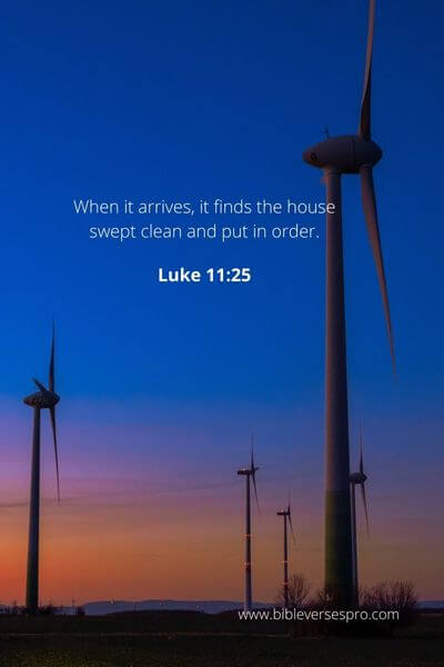 Luke 11_25 - For clarity of purpose