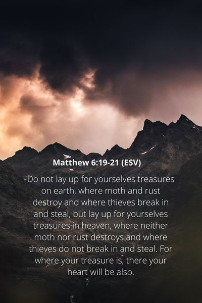Mathew 6_19-21 - Misplaced Love Of Money Is The Basis Of Wickedness