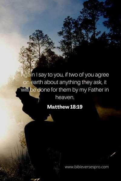 21 Bible Verses About Family Praying Together Matthew 18_19
