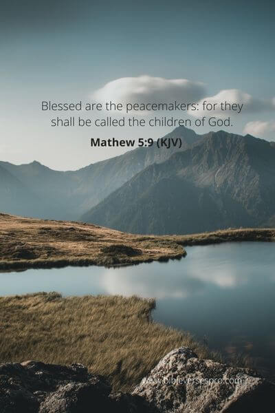 Matthew 5_9 - He Will Restore Harmony To The World