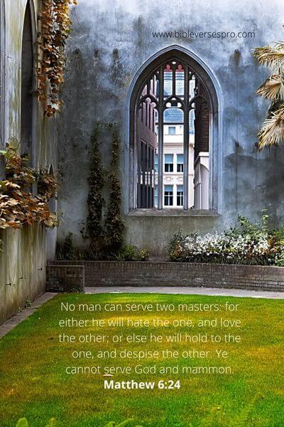 Matthew 6_24 - Be On Guard