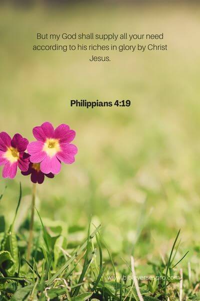 Philippians 4_19 - God'S Unending Favor