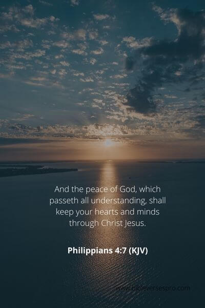 Philippians 4_7 - Peace follows those who strive to live as God intended